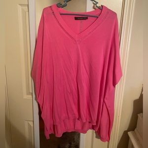 Pink oversized tee